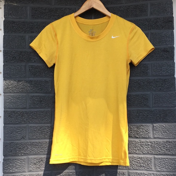 Nike Tops - Nike Dry Fit Yellow T-shirt